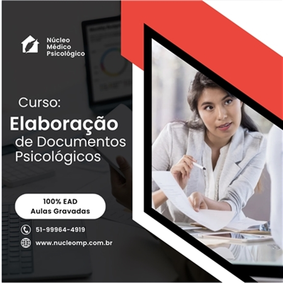 Curso Elaboração de Documentos Psicológicos- 12h