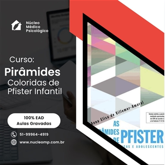 Curso Teste das Pirâmides Coloridas de Pfister Crianças e Adolescentes-20h