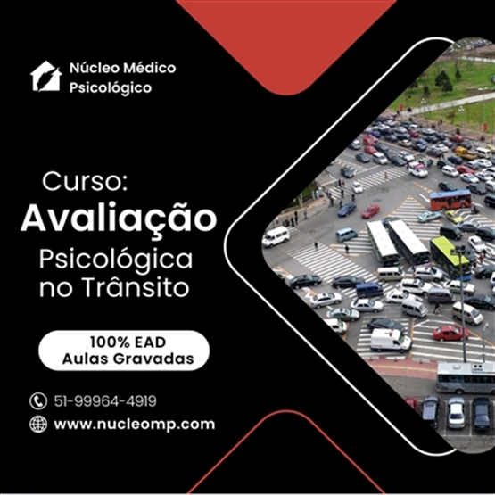 Curso Avaliação Psicológica no Trânsito - 20h