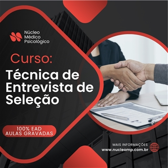 Curso Técnica de Entrevista de Seleção - 6h