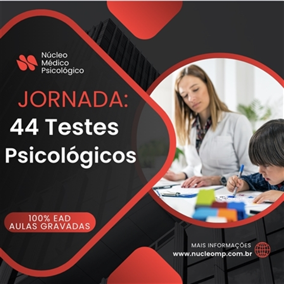 Jornada Intensiva 44 Testes Psicológicos - 60h