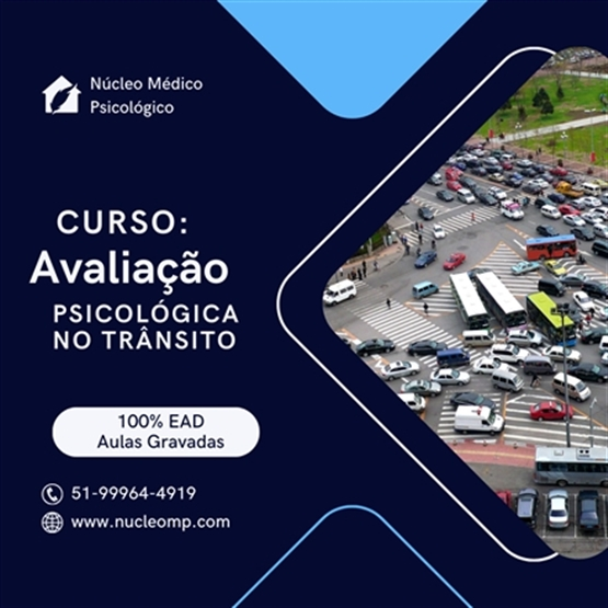 Curso Avaliação Psicológica no Trânsito - 20h