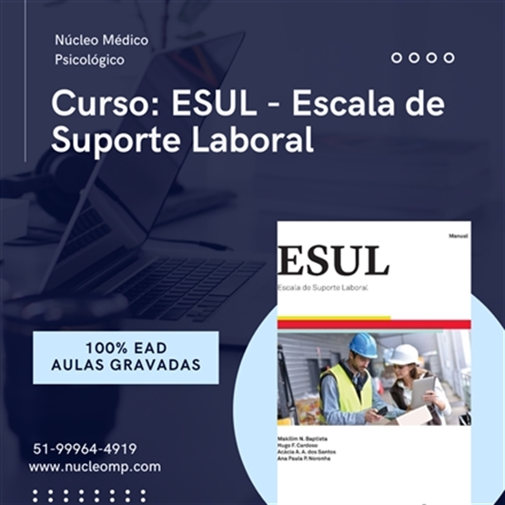 Curso Escala de Suporte Laboral ESUL - 6h