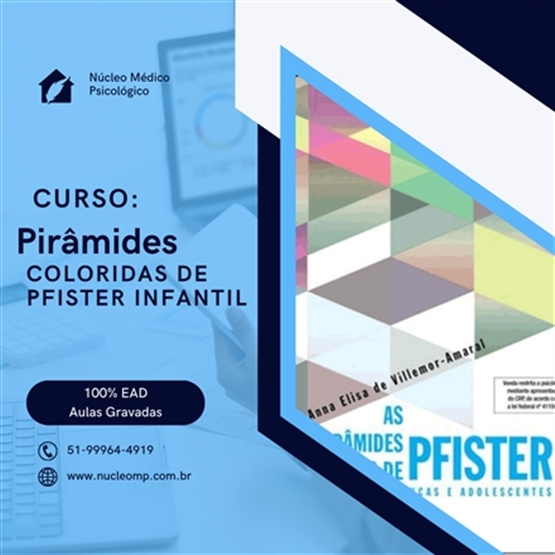 Curso Teste das Pirâmides Coloridas de Pfister Crianças e Adolescentes-20h