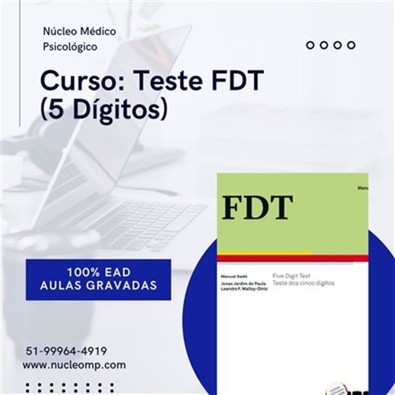 Curso Teste dos Cinco Dígitos FDT - 12h