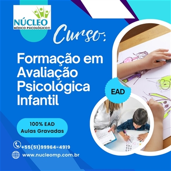 Curso Formação em Avaliação Psicológica Infantil (120h)