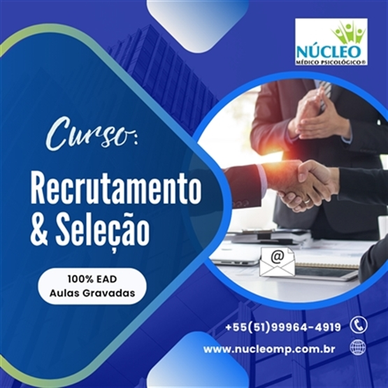 Curso Recrutamento & Seleção -16 horas