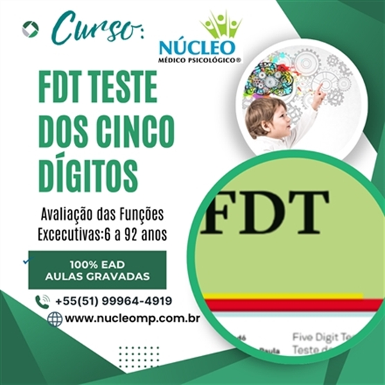 Curso Teste dos Cinco Dígitos FDT - 12h